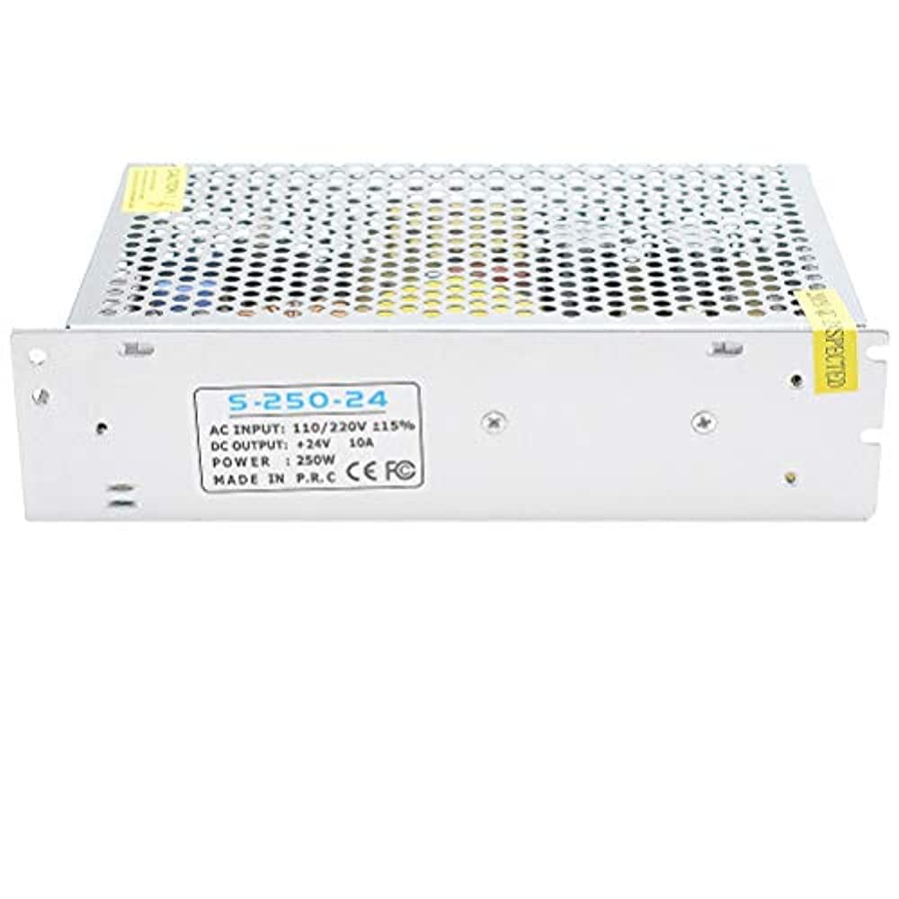 Alimentatore switching 24V 10A 240watt con trimer in ac 220V out DC 24V 
