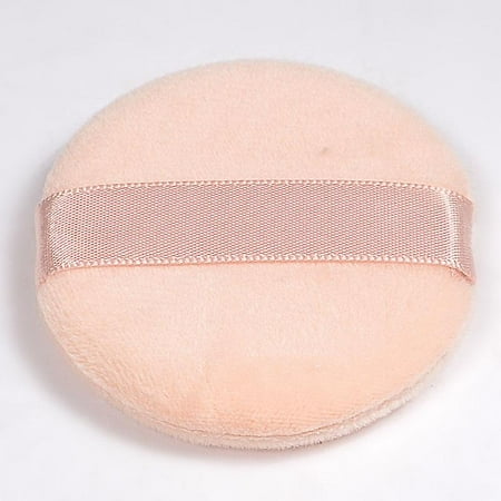 Makeup Powder Puff Reusable Cotton Round Soft Sponge Powder Puff With ...