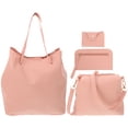 thumbnail image 1 of 4 Uds. Conjunto de bolsos para mujer, bolsos de mano, bolso de hombro, conjunto de monedero, bolso de mano de moda, 1 of 6