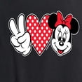 thumbnail image 3 of Mickey & Friends - Peace Love Minnie - Women's Short Sleeve Graphic T-Shirt, 3 of 5