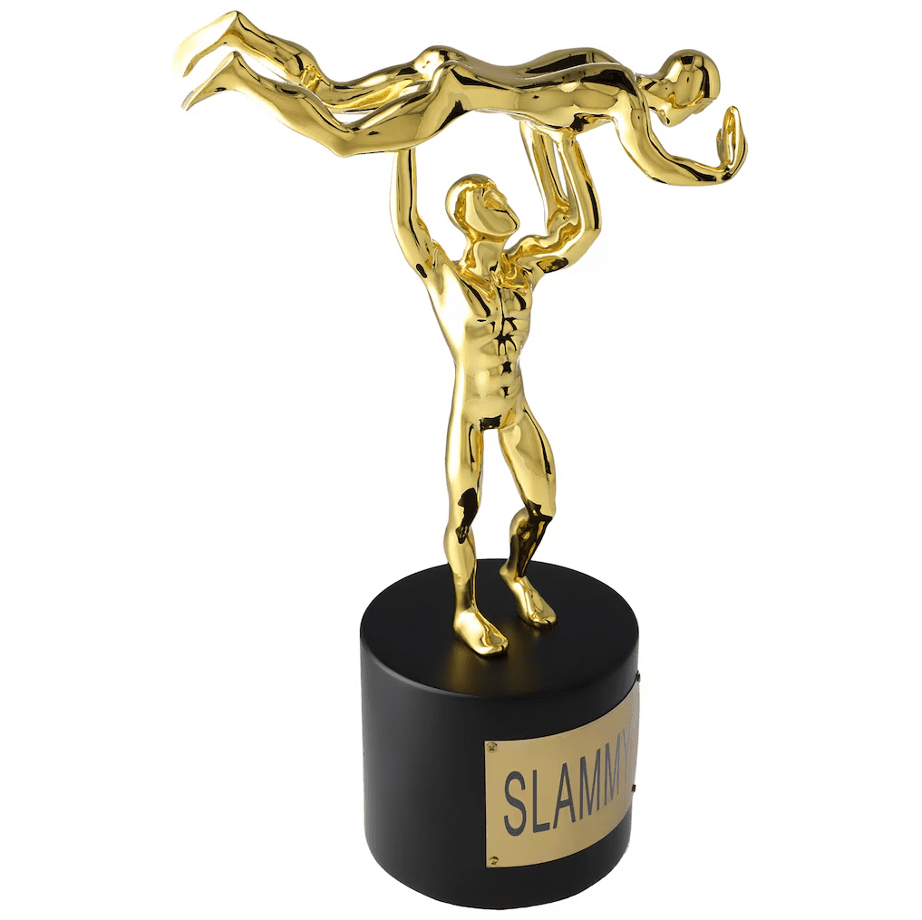 WWE Slammy Award Replica Commemorative Wrestling Trophy