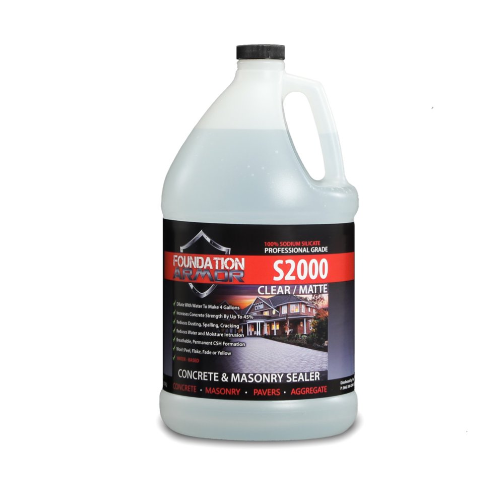 1 Gallon Armor S2000 Concentrated Sodium Silicate Concrete Densifier