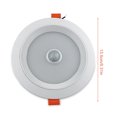 thumbnail image 2 of Luz de noche inteligente Luz humana Inducción LED Lámpara LED AC85-265V Spotlight IP52 A prueba de agua 180 ° Corredor de iluminación Downlight para el hogar Elenxs HA011560-03B, 2 of 7