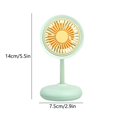 thumbnail image 3 of UttpKLBx Fans That Blow Cold Air Quiet Mini Personal Desk Fan Outdoor Portable Fan Portable Fan Air Conditioner, for Children's Rooms (Green), 3 of 7