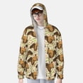 thumbnail image 2 of Balery Cute Squirrel with Green Leaves Sudadera ligera de manga larga con capucha y protección solar UPF 50+ para hombre y mujer, ideal para pesca y running-XX-Large, 2 of 7