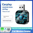 thumbnail image 2 of Adaptador Inalámbrico CarPlay con Inteligencia Artificial, CarPlay, AirPlay y Android Auto. Adaptador USB . Conexión Inalámbrica de CarPlay., 2 of 5