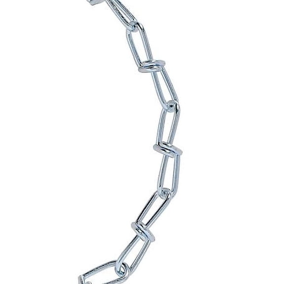 Koch Industries A15902 #1 Trade Size x 20 ft. Double Loop Chain, Electro-Galvanized