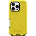 thumbnail image 3 of OtterBox iPhone 16 Pro (Only) Defender Series MagSafe Case - Night Reverse (Yellow & Black) - Holster Clip Included - Built-in Magnets - Rugged & Durable - with Port Protection, Non-Retail Packaging, 3 of 8