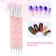 thumbnail image 5 of Juego de 5 bolígrafos de silicona para esculpir con dos extremos, herramienta para manicura y decoración de uñas, color rosa, 5 of 9