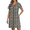 Floral Black, variant on Women Zipper Robes Short Bathrobe Lightweight Mumu Duster House Coat with Pockets Soft Moo Moo Nightgown