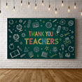 thumbnail image 5 of Chalkboard Design Thank You Teachers Banner Colorful School Decorations Classroom Party Event for Teacher Appreciation Celebration, 5 of 7
