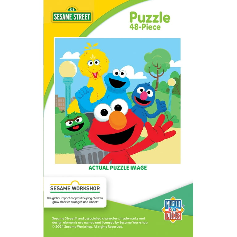 Sesame Street Best Buds 48 Pieces Interlocking Jigsaw Puzzle for