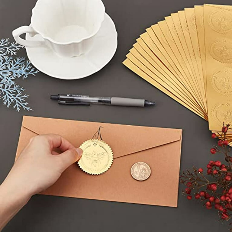 Gold Foil Classic Envelope Seals