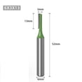 thumbnail image 1 of 6MM Shank Milling Cutter Wood Carving Single Double Flute Straight Router Bit, 1 of 8