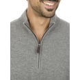thumbnail image 2 of George Men's & Big Men's Classic Fit Jersey Quarter Zip Sweater, Sizes S-3XL, 2 of 3
