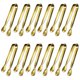 thumbnail image 1 of Stainless Steel Kitchen Tongs 12-Piece Gold Mini Serving Utensils Set for Party Dining, Tea Coffee Bar, 1 of 5