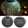 thumbnail image 3 of 3.15 inch Solar Light Replacement Top, Waterproof Round Solar Panel for Outdoor Hanging Lanterns, Extended Working Time, Black, 3 of 7