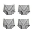 thumbnail image 1 of Minnieouse Ropa interior Lencería de cintura alta Body Shaping Ladies Briefs Cómodo Sexy Control Bragas Calzoncillos de talla grande Ropa interior Gris L, 1 of 6