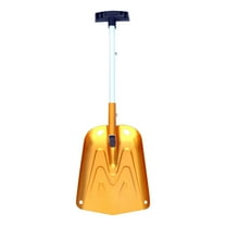 Snow Shovel,25.6" Foldable Snow Shovel for Car, Extendable Snow Shovel with Thickened Aluminum Alloy, Portable and Multifunctional,for Home Yard Garden Outdoor Activities Snow Removal(Gold)
