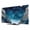 Blue, Gold, Purple, variant on Teal Blue Geometric TV Cover for 24 Inch Screen,Stretch Fabric Dustproof TV Display Protector,Abstract Sky Stars Moon Mountains Elastic Slipcover Monitor Cover for Indoor Desktop Computer 20.9"x11.8"