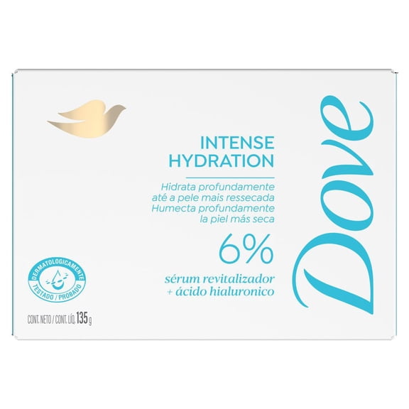 Jabón en Barra Dove Hidratación Intensiva 135 g.