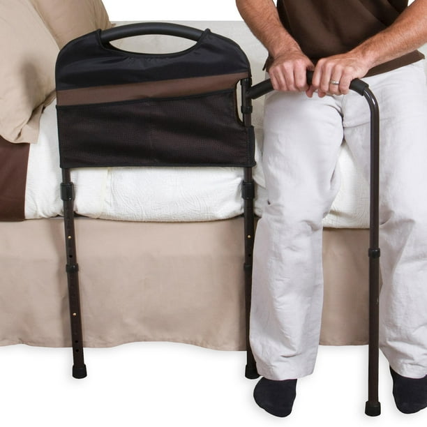 Stander Mobility Adult Home Bed Rail, Elderly Assist Handle, Bed Guard