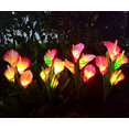 thumbnail image 2 of Lámpara solar de flor de loto, luces solares de exterior, luces solares para decoración de jardín, luces solares de suelo de loto IP55, lámpara de paisaje que cambia de color, 2 of 4
