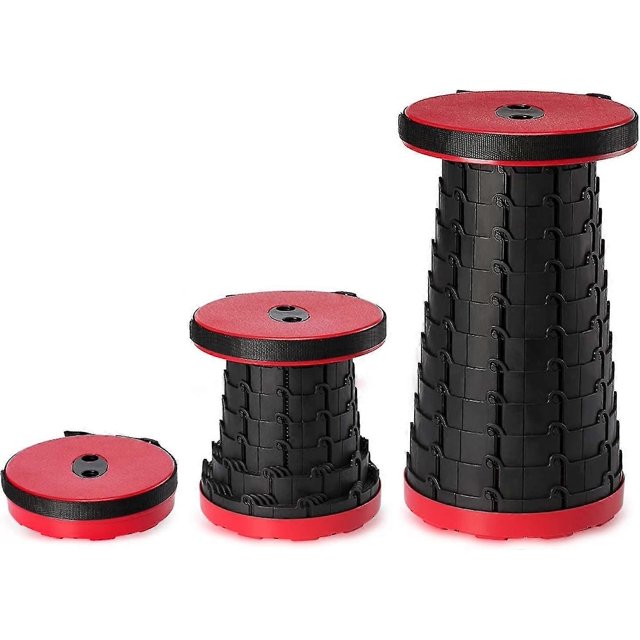 Night Cat Folding Stool For Camping Retractable Plastic Collapsible Stool Portable Lightweight Stool For Fishing Bbq Outdoors Indoors Kitchen Max Load