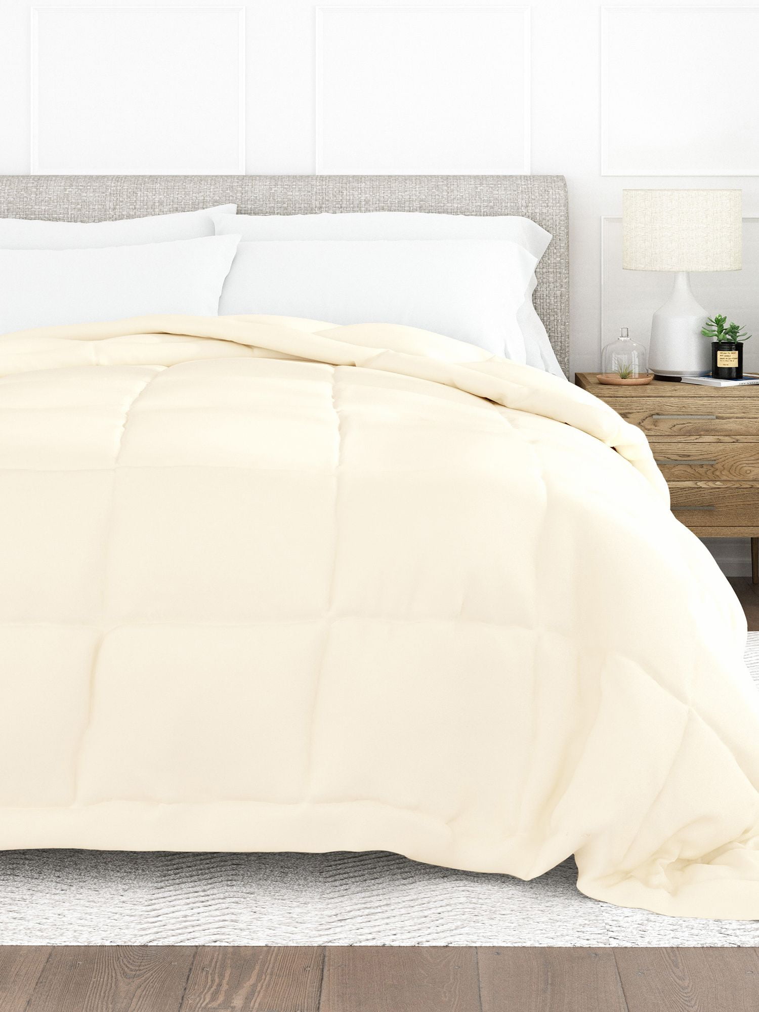 Comfort Canopy Ivory Alternative Filling Comforter All Season Basic