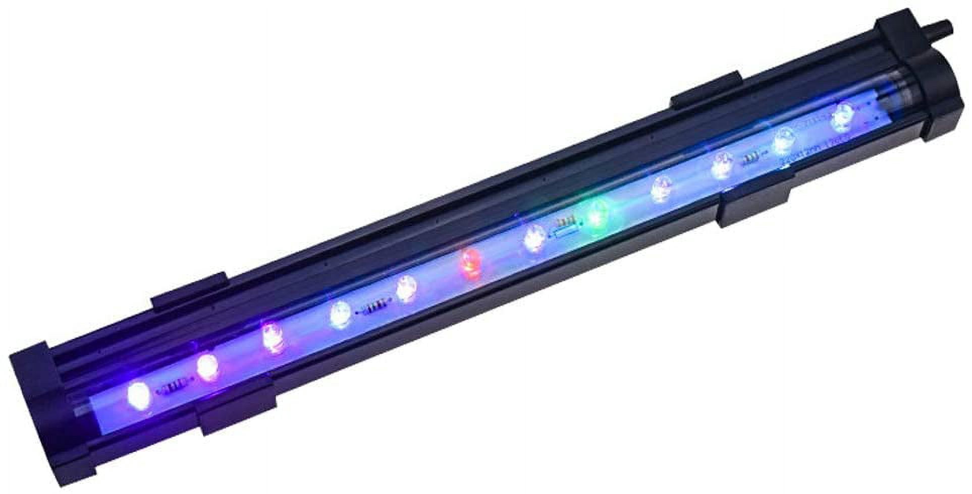 Aquarium Light, 9.8" LED Fish Tank Lights, RGB Colored Changing Underwater Submersible LED Light with 12 LED for Small Fish Tank
