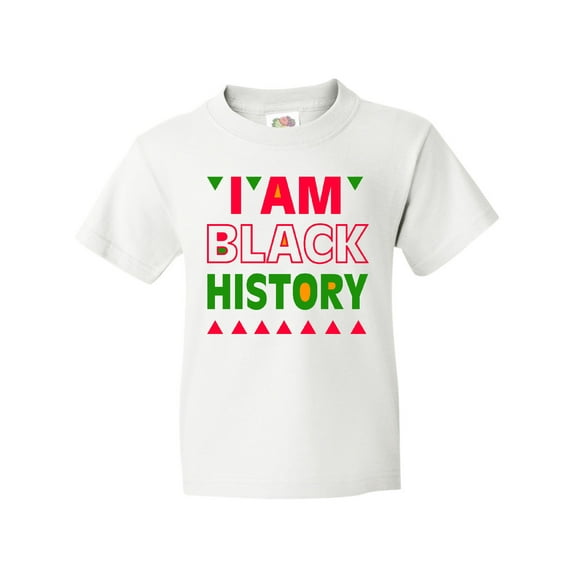 Inktastic I Am Black History Youth T-Shirt
