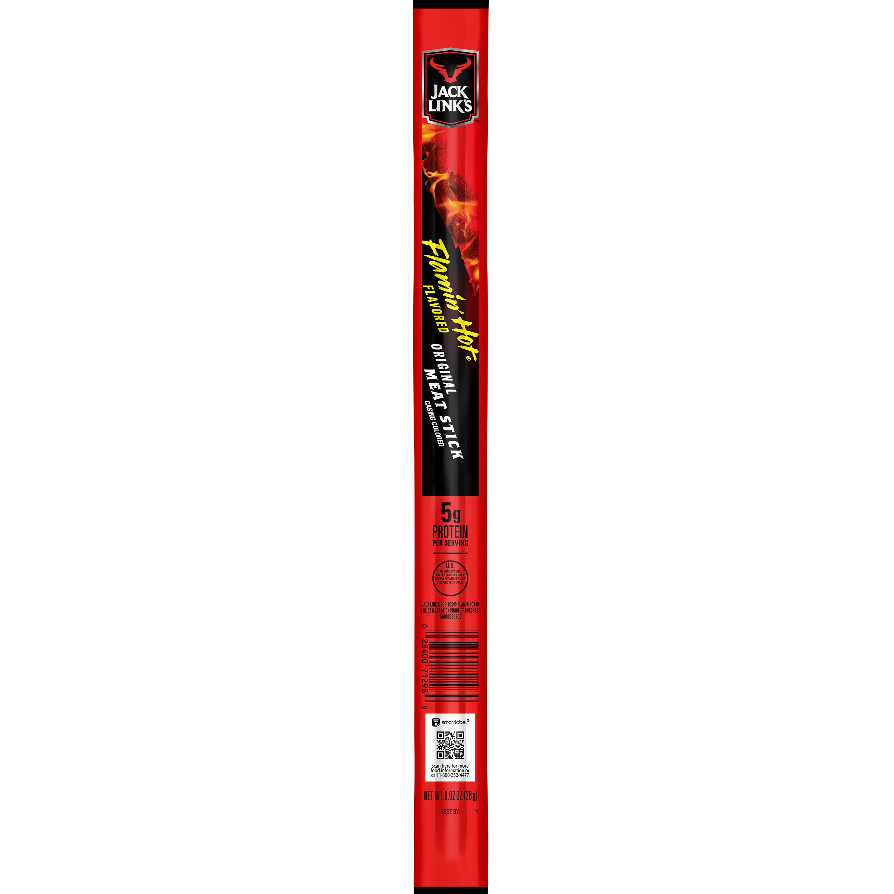 (12 pack) Jack Link’s® Flamin’ Hot® Flavored Original Meat Stick Jerky & Dried Meats, 0.92 oz