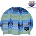 thumbnail image 2 of Arena Print 2 Swim Cap - Stripes, 2 of 7
