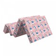 thumbnail image 2 of Botanical Foldable Mattress, Spring Garden Bird Beauty, 74.8" x 35.4", Coral Pale Pink, by Ambesonne, 2 of 6