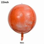 22 Inch 4D Starry Sky Sun Moon Space Eight Major Planets Series Aluminum Film Balloon Decoration Layout Scene Balloons