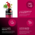 thumbnail image 4 of Suplemento de berberina 1000 mg potentes cápsulas botánicas para controlar el peso con melón amargo y hoja de banaba - HCl de extracto de agracejo - 30 porciones, 4 of 5