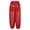 Red, variant on Women's Belly Dance Trousers Side Split Sequin Shiny Harem Pants White One Size