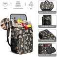 thumbnail image 5 of Travel Cooler Bag - Basset Hounds with Bones and Presents Camping Beer Cooler Backpack with Bottle Opener- Waterproof Insulated Picnic Backpacks - Cooler Bag for Beach, 5 of 6