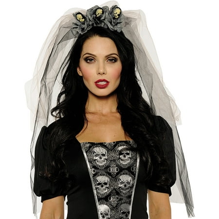 dead bride corpse bride veil mantilla adult halloween headpiece