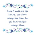thumbnail image 2 of CafePress - Good Friends Are Like Stars Inspirational Quote Mu - 11 oz Ceramic Mug - Novelty Coffee Tea Cup, 2 of 4