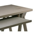 thumbnail image 5 of Atlin Designs Rustic Solid Wood Computer Desk in Distressed Gray, 5 of 6
