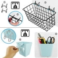 thumbnail image 3 of 6-Pack Pegboard Baskets Cups with Hooks for Garage Workbench Craft Workshop, 3 of 7