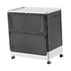 thumbnail image 4 of Cesta de lavandería Gloria con ruedas plegable decorativa organizador de paños de lavado para el hogar dormitorio Negro, 4 of 9