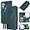 Black Green, variant on for Galaxy A15 5G Phone Case Wallet,A15 5G Flip Cases,Card Holder Cute Floral Leather Kickstand,Wrist Strap,,Shockproof Protective Cover for Samsung Galaxy A15 5G / 4G (Blue)
