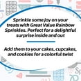 thumbnail image 4 of Great Value Rainbow Decorating Sprinkles, 2.7 oz, 4 of 8