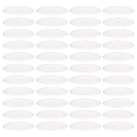 WHAMVOX White Paper Plates for Party Use Made of High Quality Paper Disposable and Compostable 9 inches