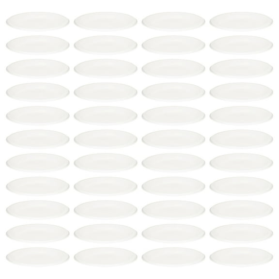 WHAMVOX White Paper Plates for Party Use Made of High Quality Paper Disposable and Compostable 9 inches