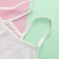 thumbnail image 6 of Training Bras for Girls Kids Toddler Girls Solid Bra Lightweight Seamless Crop Top Sports Training Bra Camisole Style Breathable Soft Girls Training Bra White 10 Years-14 Years, 6 of 7