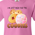 thumbnail image 4 of Inktastic I'm Just Here for the Cookies Youth T-Shirt, 4 of 5