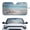 Beach Seashell Starfish Print, variant on HUIACONG Starfish Seashell Beach Print Foldable Sunshade for Car Windshield Front Window for Auto Sedans Car Windshield Sun Shade Reflective
